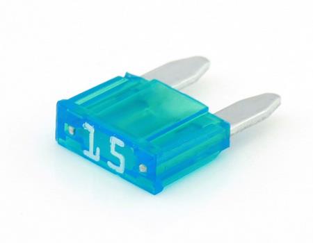 Fusible mini enchufe Tirex 15a azul (caja 25)