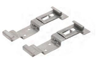 Portamatrículas Tirex acero inoxidable juego de 2 piezas