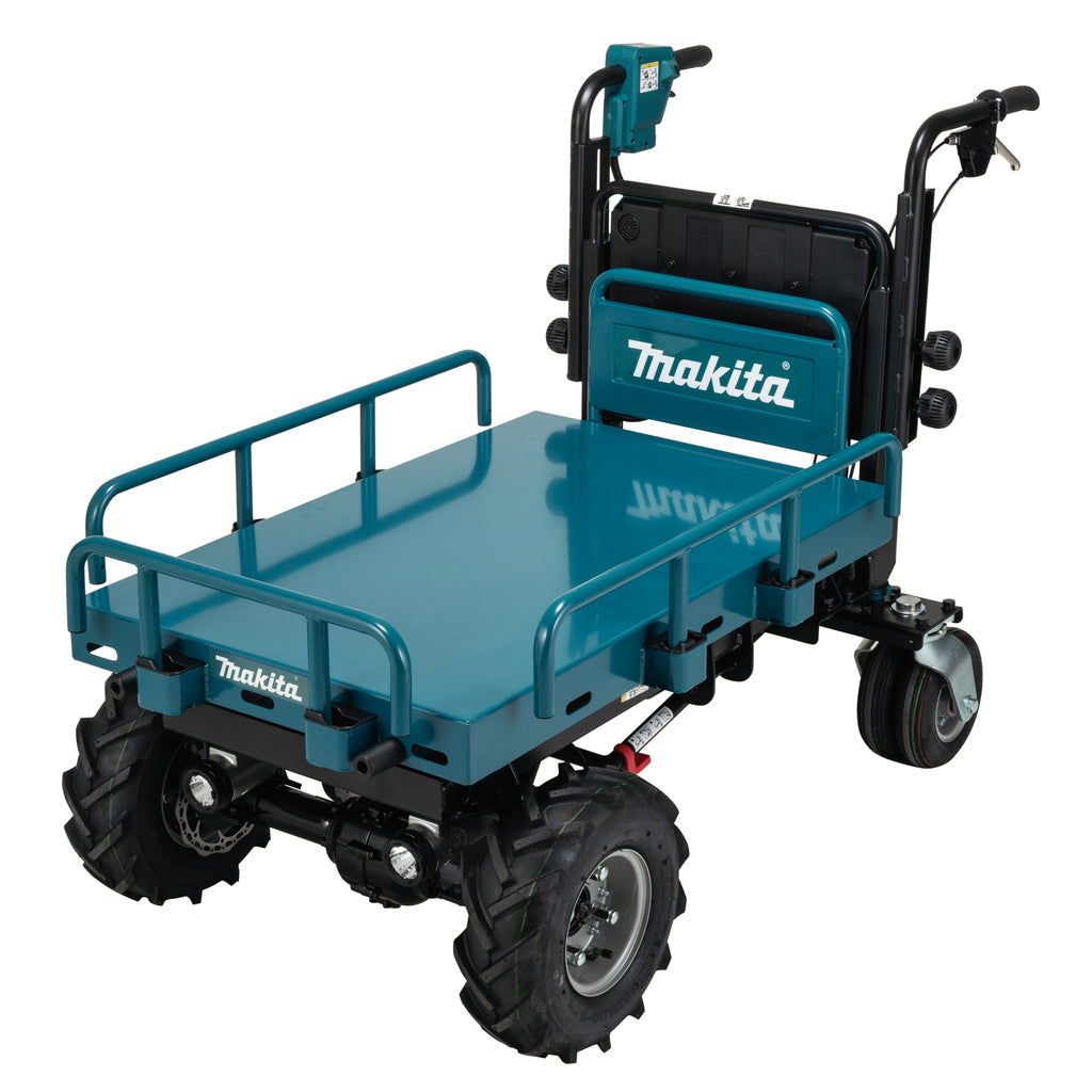Makita dcu601z lxt 2x18 v trasportatore di batterie con sollevatore a forbice | senza batteria e caricabatterie | in cassa - dcu601z