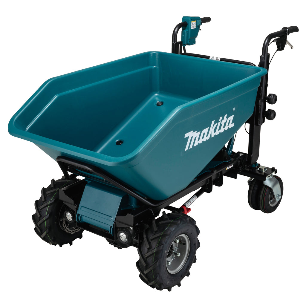Makita dcu602z lxt 2x18 v dumper a batteria con cassone ribaltabile elettrico | senza batteria e caricabatterie | in cassa - dcu602z