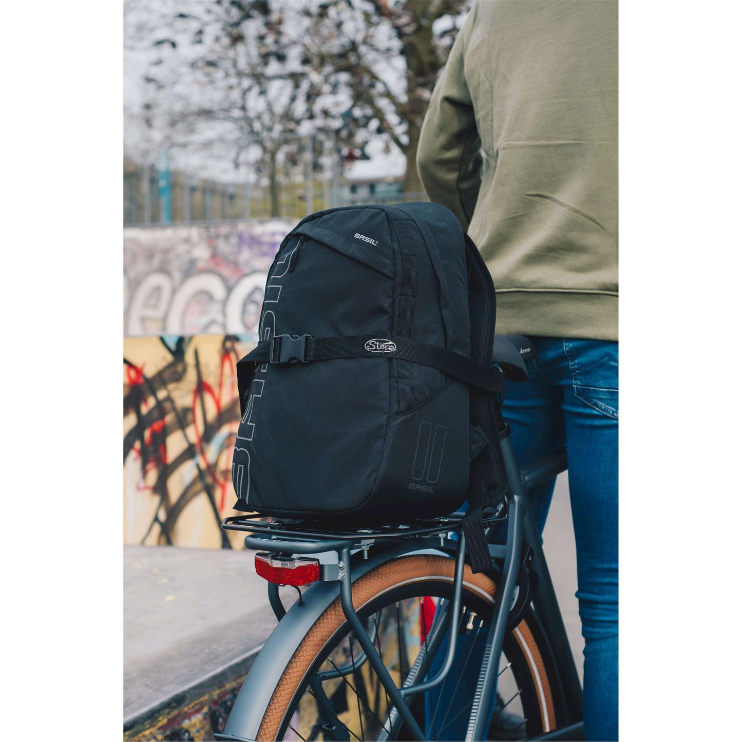 STECO MONKEY Con Luggage Rider con correa de negro