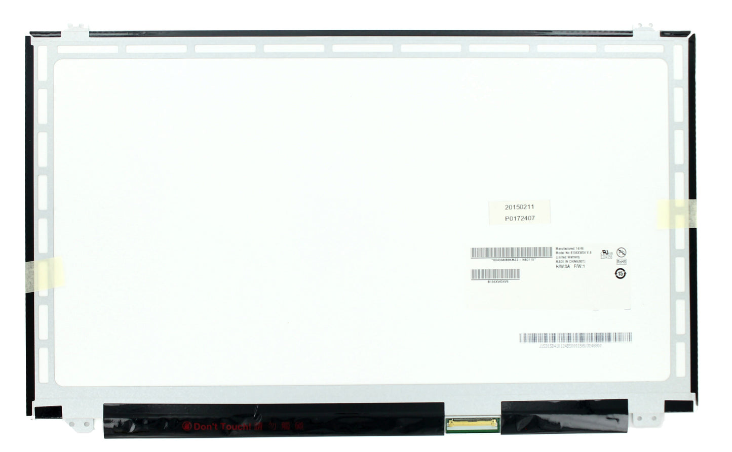 Schermo LCD da 15,6 pollici 1366x768 opaco 40 pin