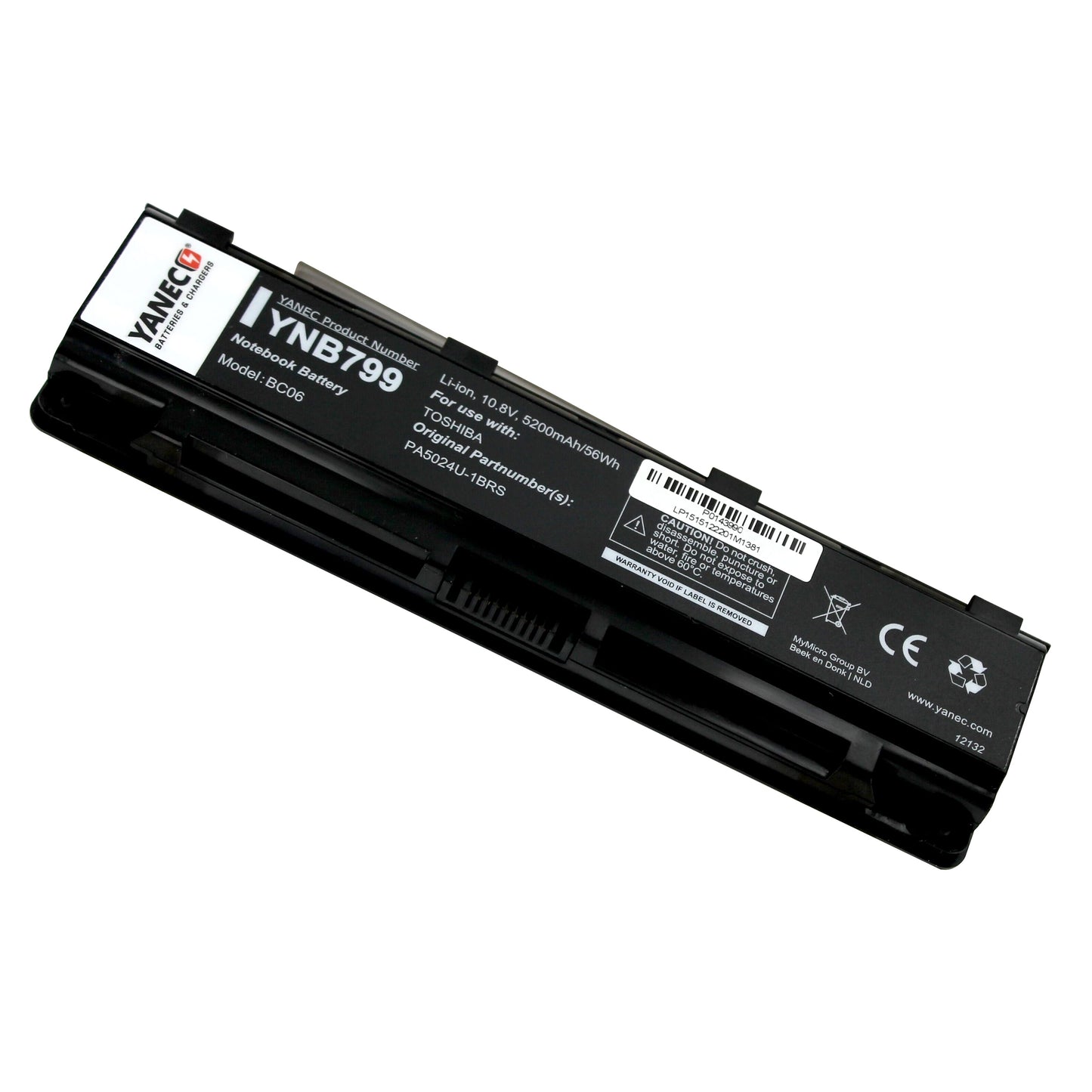 Batteria per laptop Yanec 5200Mah