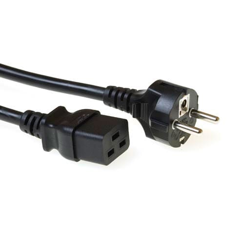 ACT 230V Cable de conexión Schuko macho C19 3 m