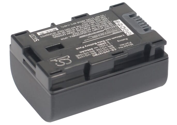 Batteria per fotocamera digitale 3,7 V 890 mAh Li-Ion per JVC