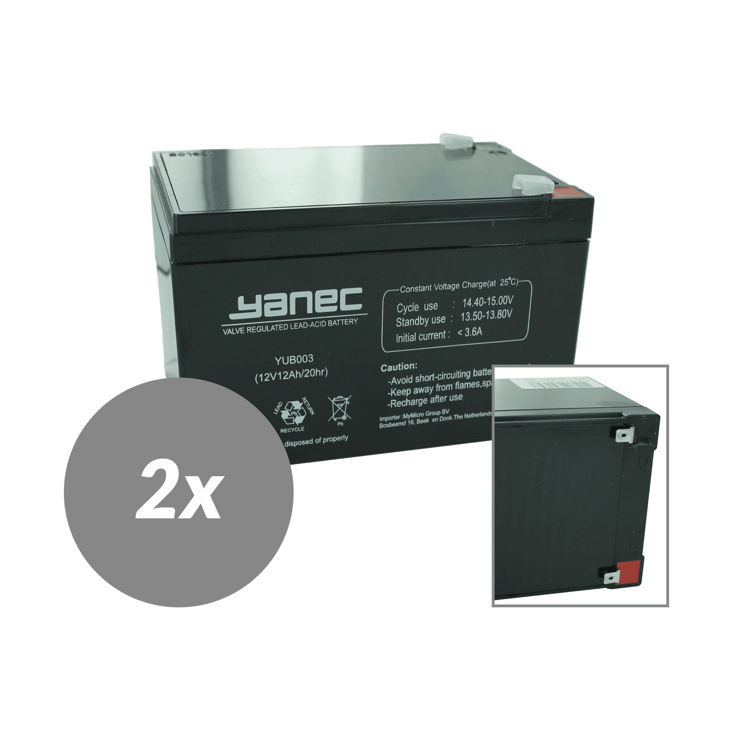 Sostituzione della batteria Yanec UPS Set RBC6 (Esc. Cavi)