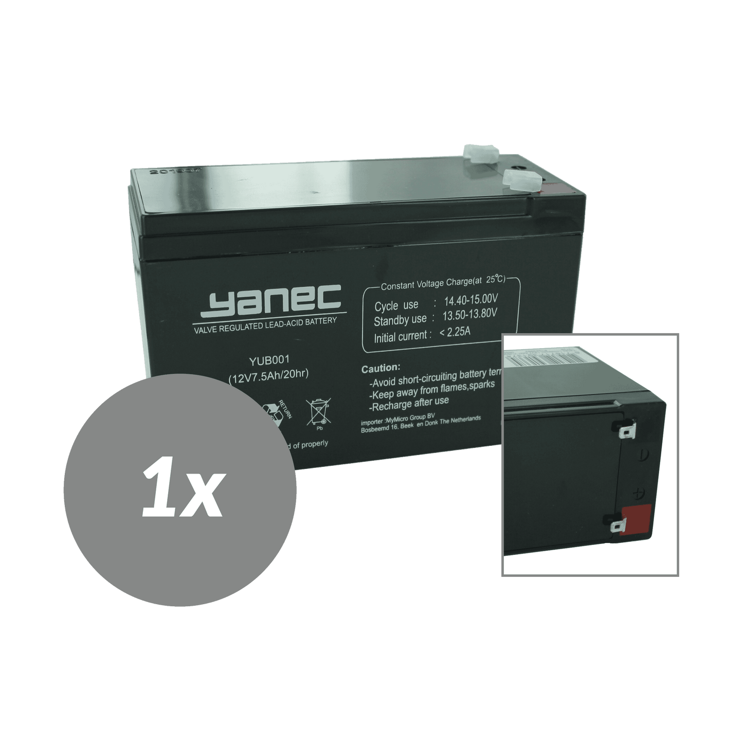 Sostituzione della batteria Yanec UPS Set RBC2 (Esc. Cavi)