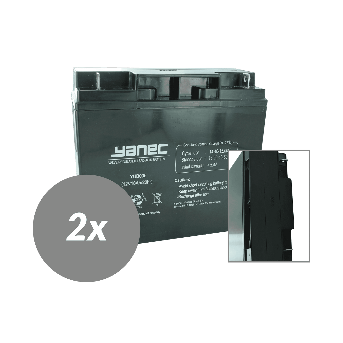 Sostituzione della batteria Yanec UPS Set RBC7 (Esc. Cavi)