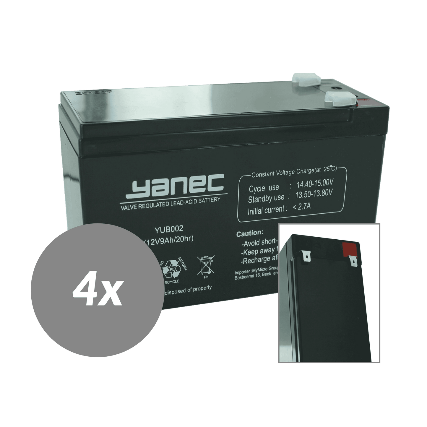 Sostituzione della batteria Yanec UPS Set RBC24 (Esc. Cavi)