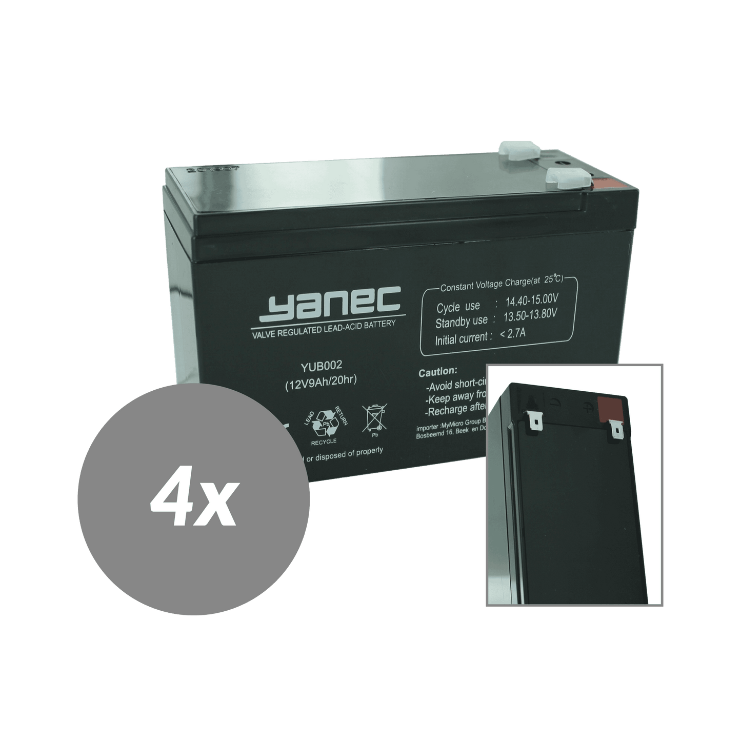 Sostituzione della batteria Yanec UPS Set RBC115 (Esc. Cavi)