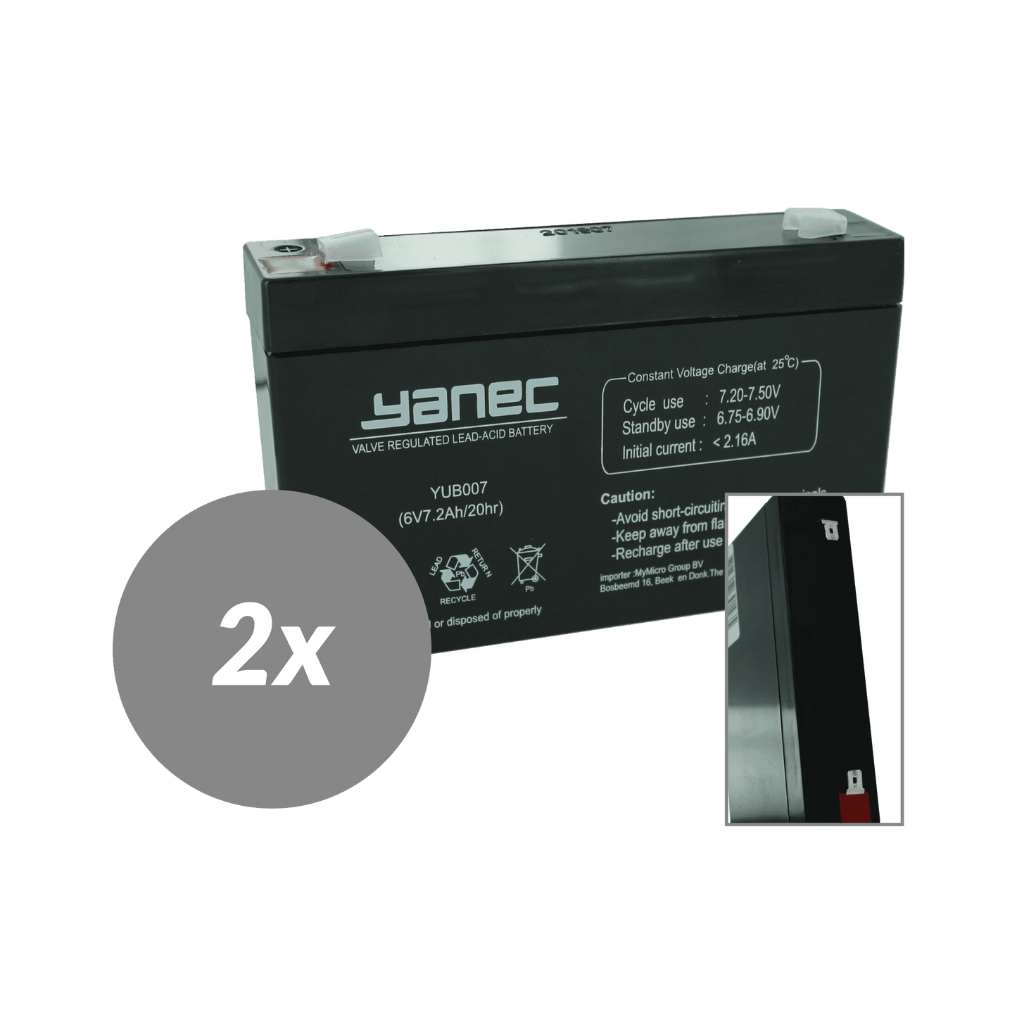 Sostituzione della batteria Yanec UPS Set RBC18 (Esc. Cavi)