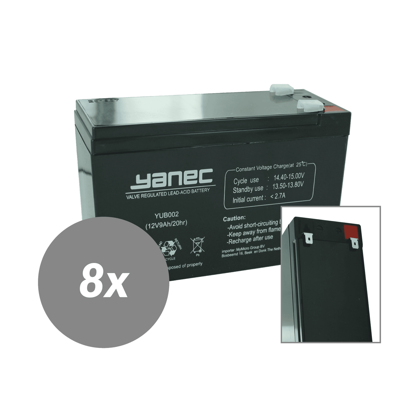Sostituzione della batteria Yanec UPS Set RBC27 (Esc. Cavi)