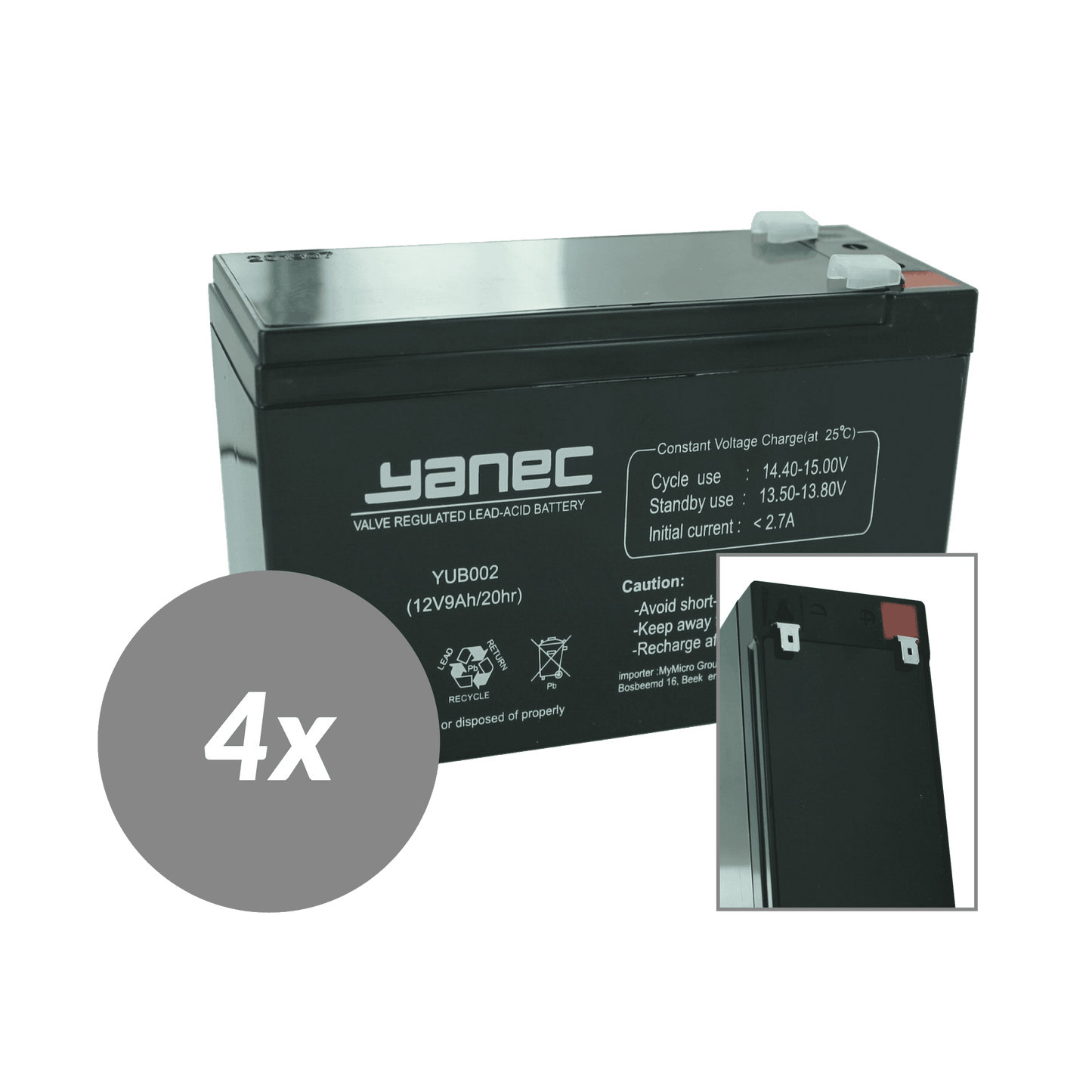 Sostituzione della batteria Yanec UPS Set RBC59 (Esc. Cavi)
