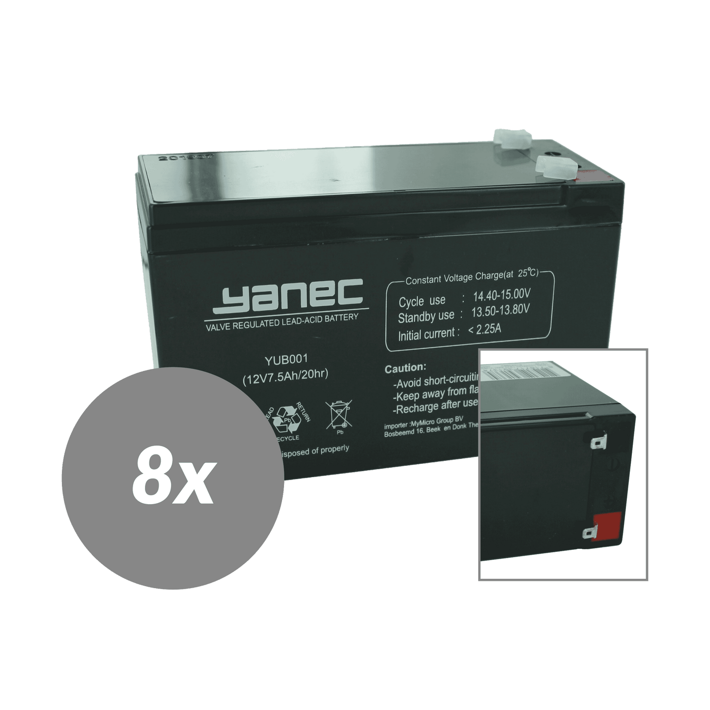 Sostituzione della batteria Yanec UPS Set RBC26 (Esc. Cavi)