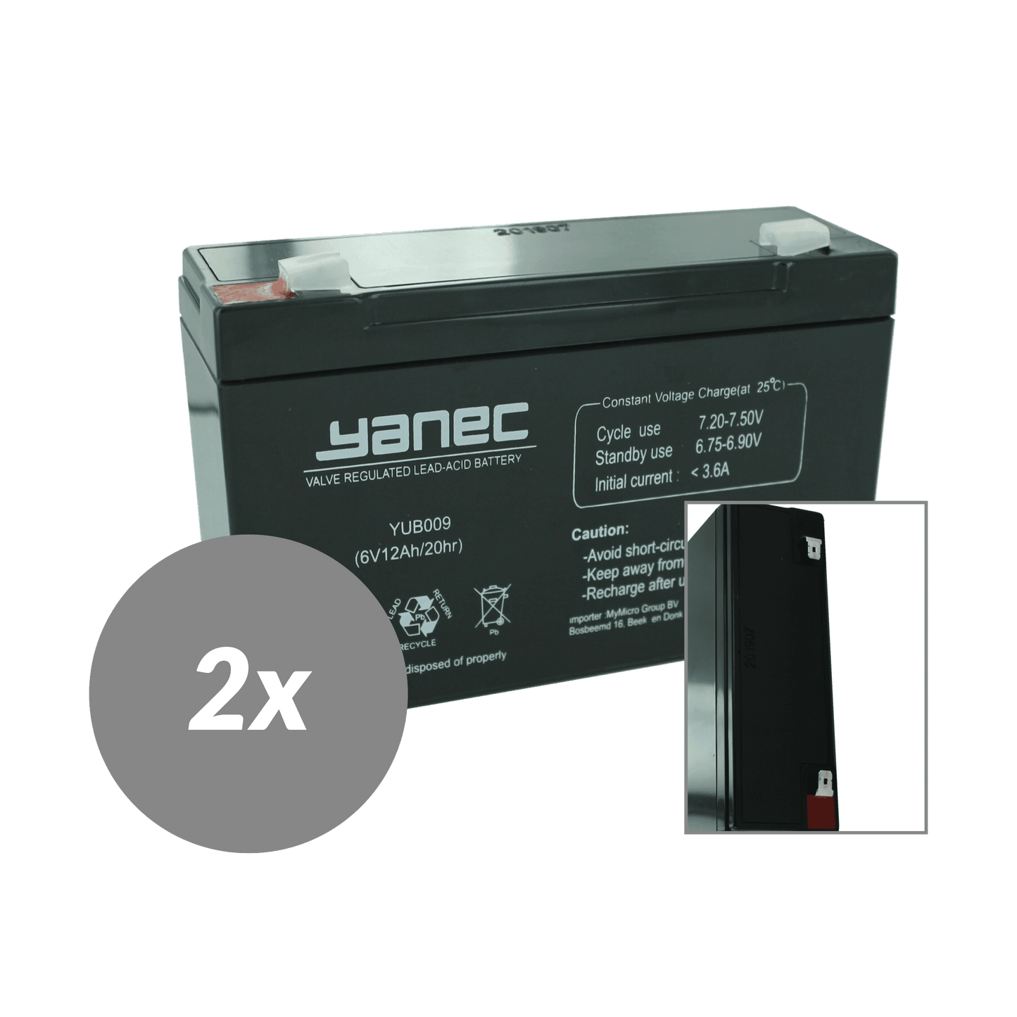 Sostituzione della batteria Yanec UPS Set RBC3 (Esc. Cavi)