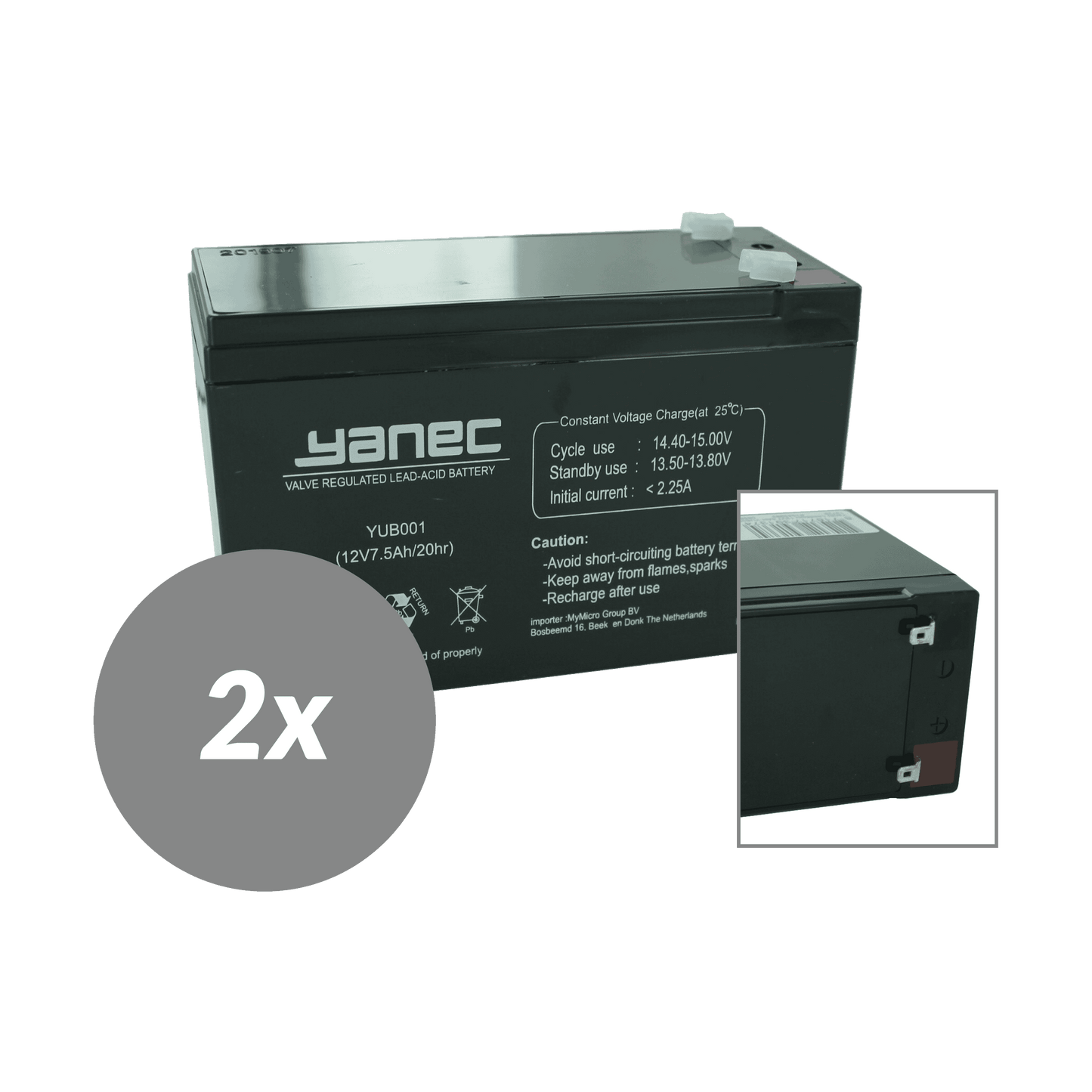 Sostituzione della batteria Yanec UPS Set RBC108 (Esc. Cavi)