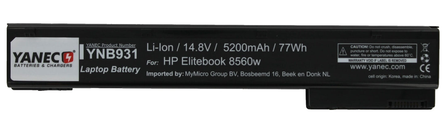 Batteria per laptop Yanec 5200Mah