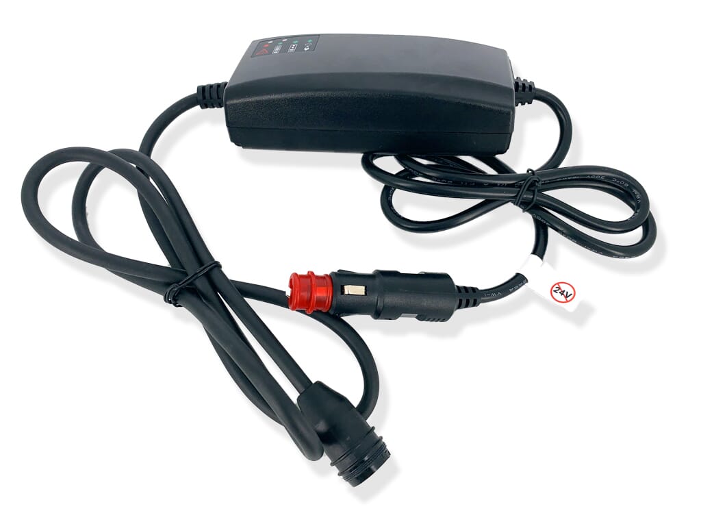 Caricatore per auto a batteria e-bike BMZ 12V 42V 2A