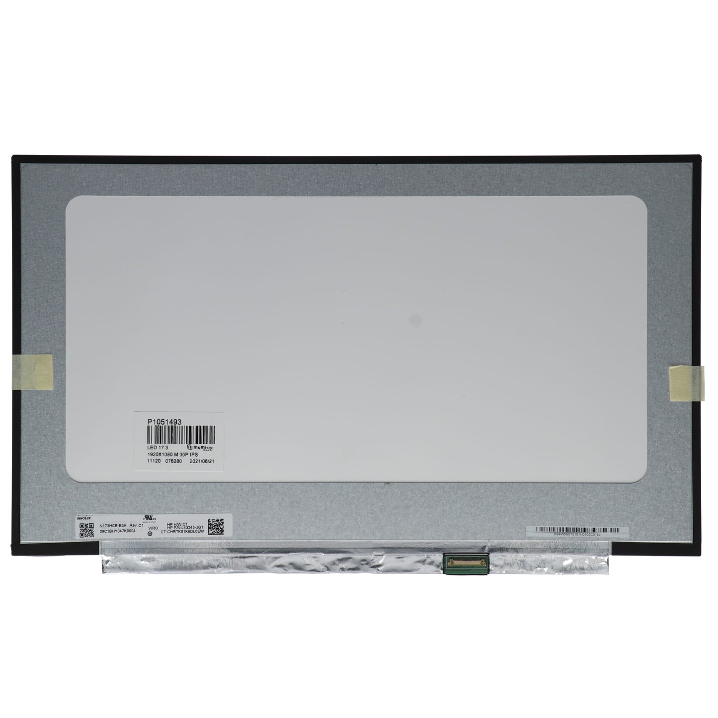 OEM Schermo LCD da 17,3 pollici 1920x1080 Mat 30pin EDP, IPS