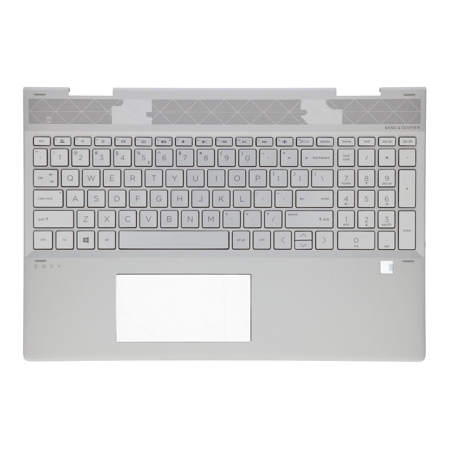 Tastiera per laptop HP Qwerty US + Copertura superiore Silver