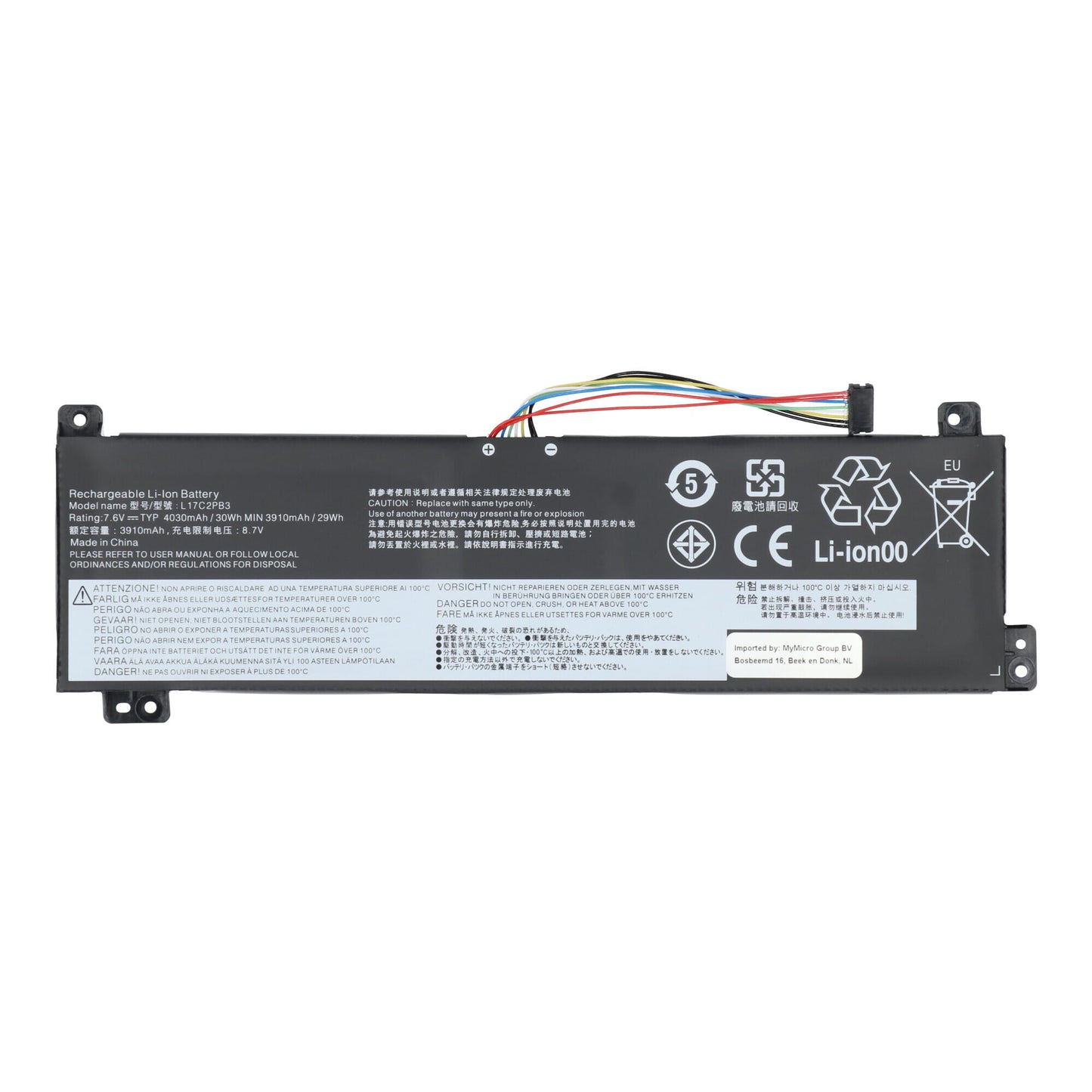 Batteria per laptop sostitutiva 3950 mAh