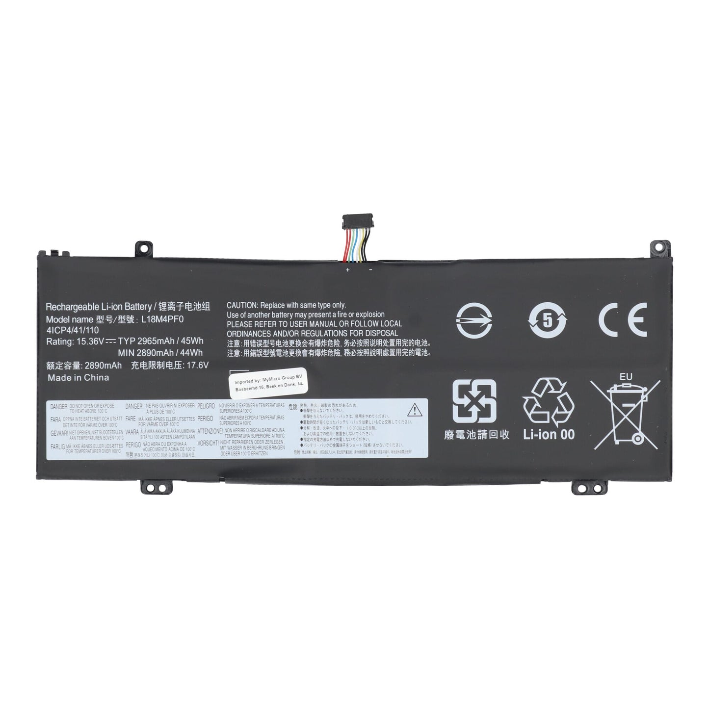 Batteria per laptop sostitutiva 2850 mAh