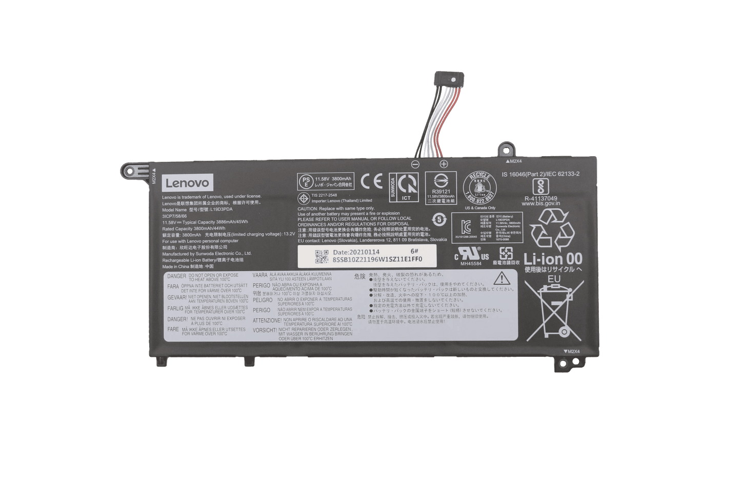 Batteria per laptop Lenovo 3890MAH