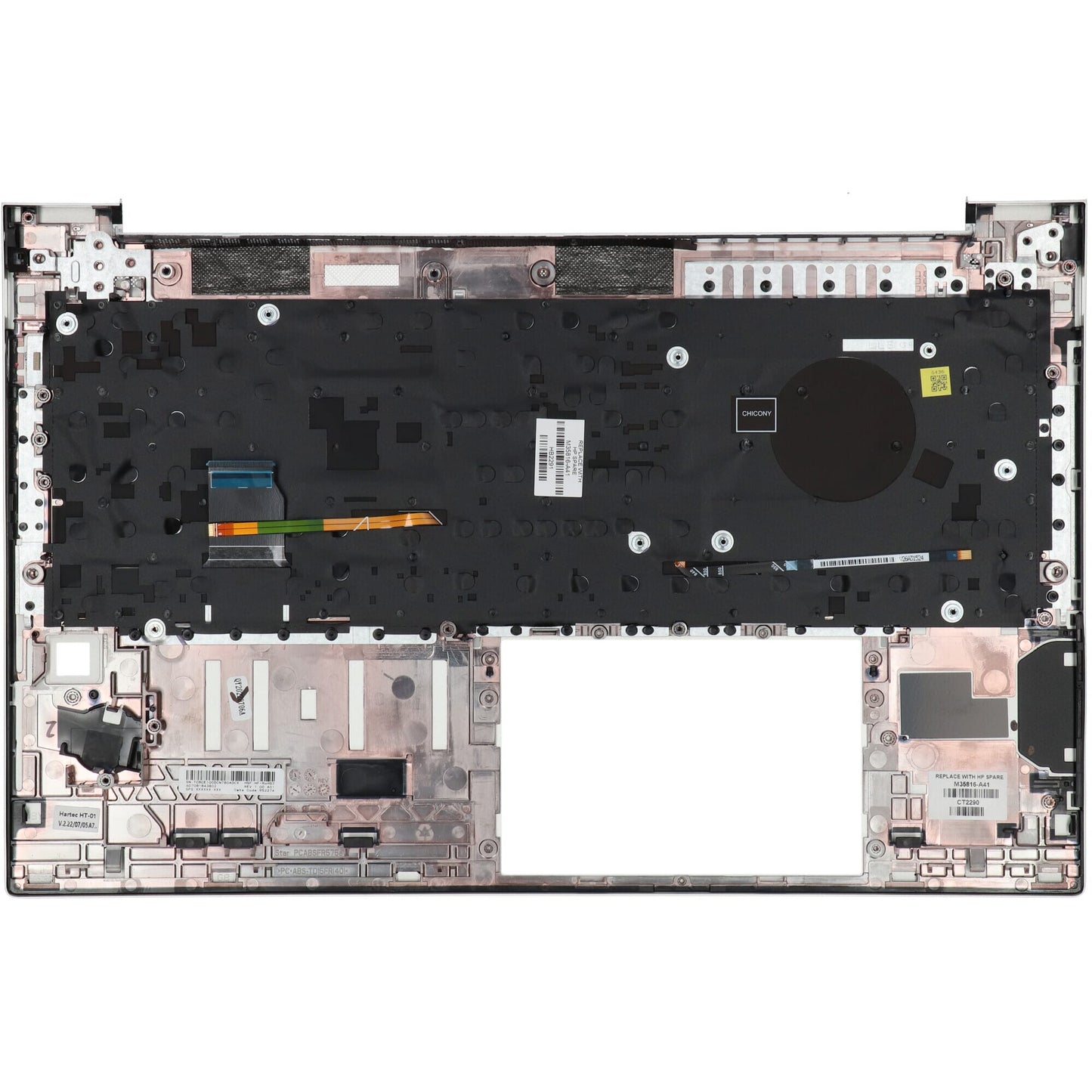 HP Keyboard Azerty Be + Top Cover, retroiluminación