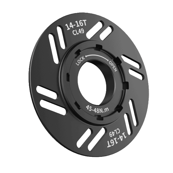 Dado bloccaggio ruota catena Motinova MTB - cl=49mm-16d