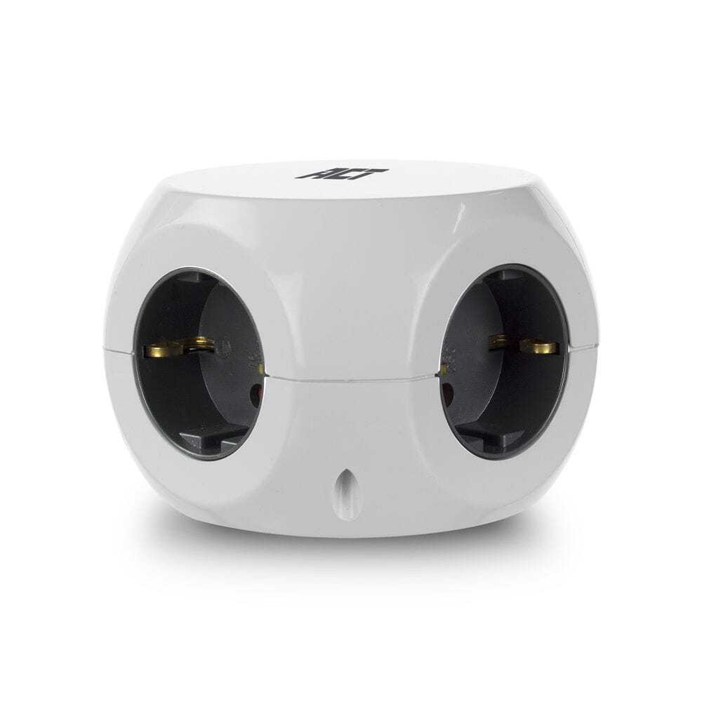 ACT Square Socket (PDU) con 3 enchufes tipo F 1.5m