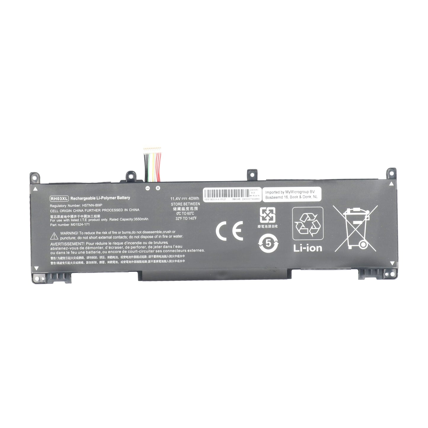 Batería de laptop de reemplazo 3550 mAh