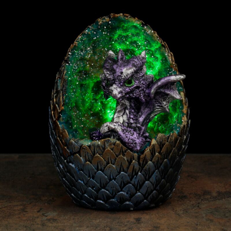 Elementi uovo di cristallo a LED DRAGONO