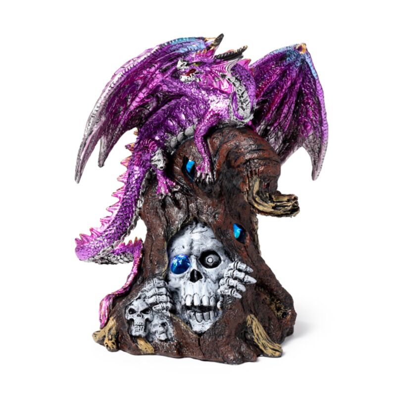 Dark Legends Keeper of the Death Gate Dragon Ametist Led