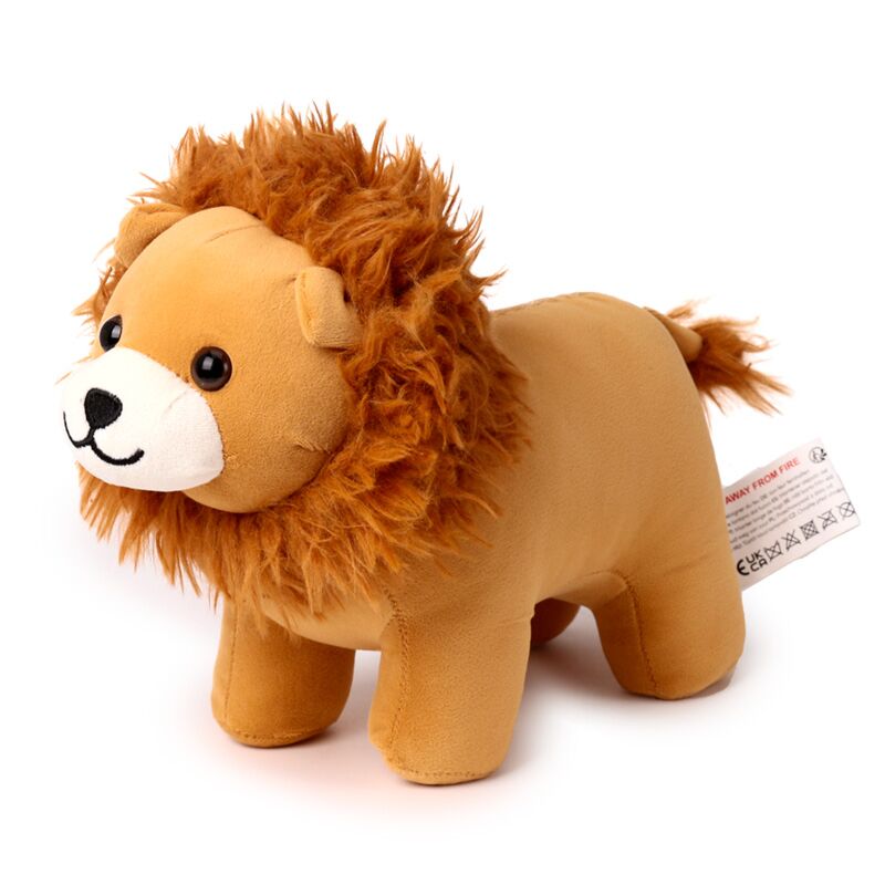 Lion con tapón de la puerta de felpa de lunas