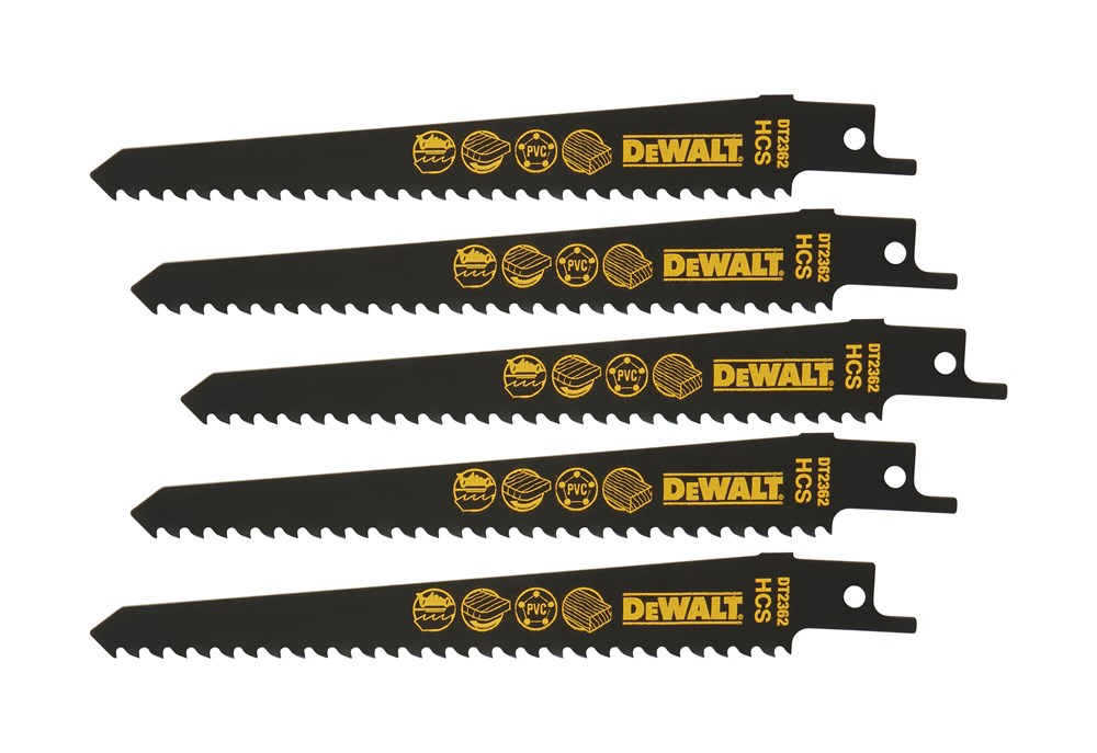 Accesorios dewalt hoja de sierra alternativa hcs 152x4.2mm madera y plástico, rápida con acabado fino - dt2362-qz