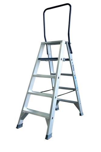 ASC escalera doble dt-5 con soporte