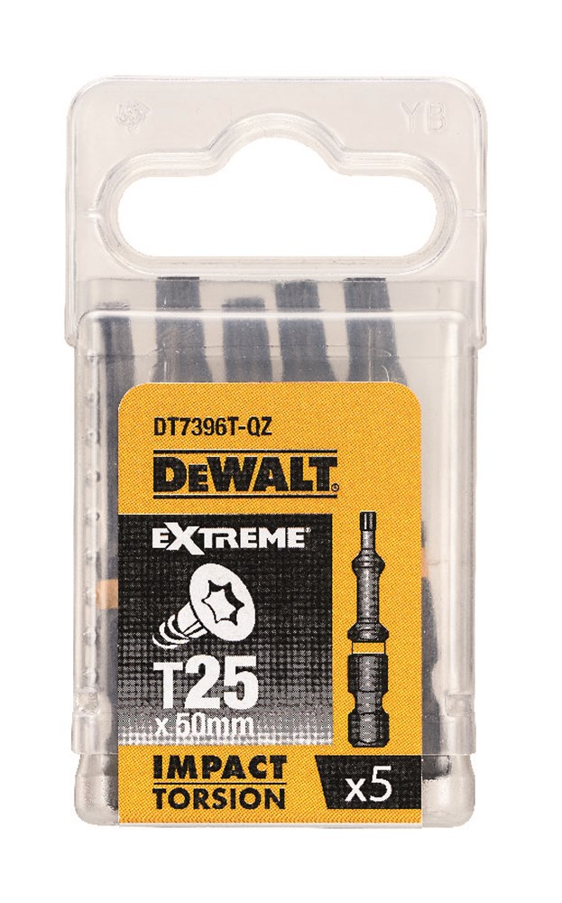 Accesorios diablillo dewalt act torsión 50mm torx t25 - dt7396t-qz