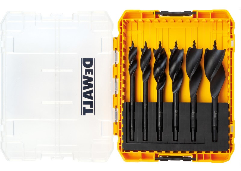 Taladro rápido Dewalt triflauta extremo juego de 6 piezas 152mm