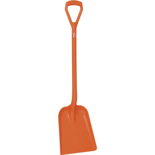 Pala igienica Vikan arancione con manico a D e manico corto 104 cm
