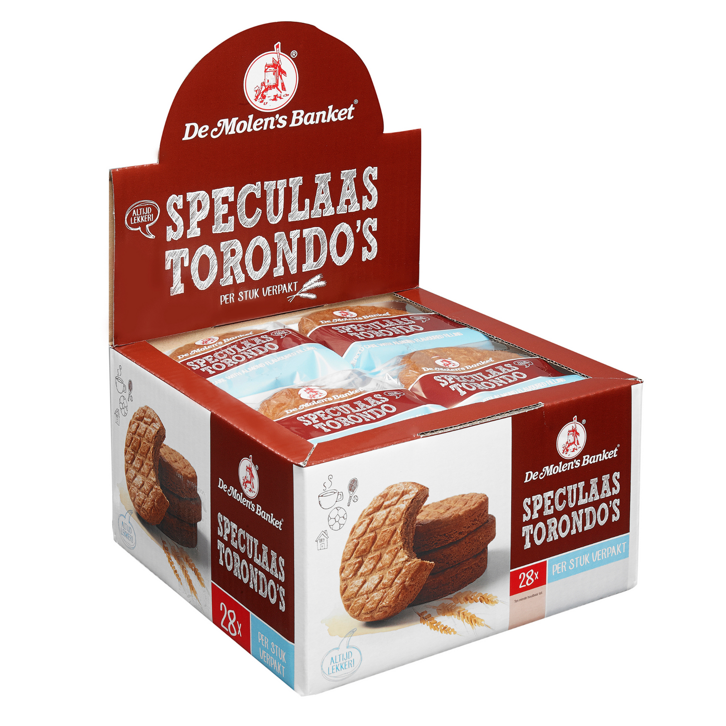 Torondi di panpepato The Mill confezionati (28x 65gr)