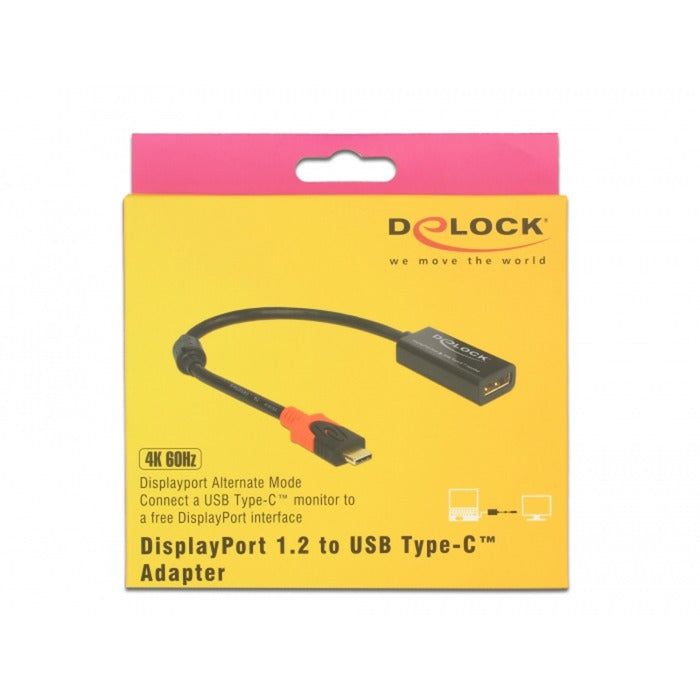 Adattatore Delock DisplayPort per Monitor USB-C 4K