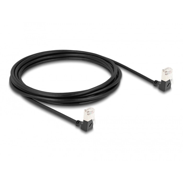 Delock RJ45 Network Cable Cat.6A S FTP Slim 90 ° verso il basso