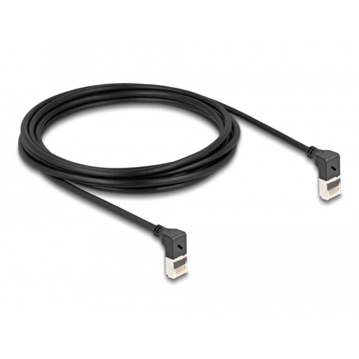 Delock RJ45 Network Cable Cat.6A S FTP Slim 90 ° verso l'alto