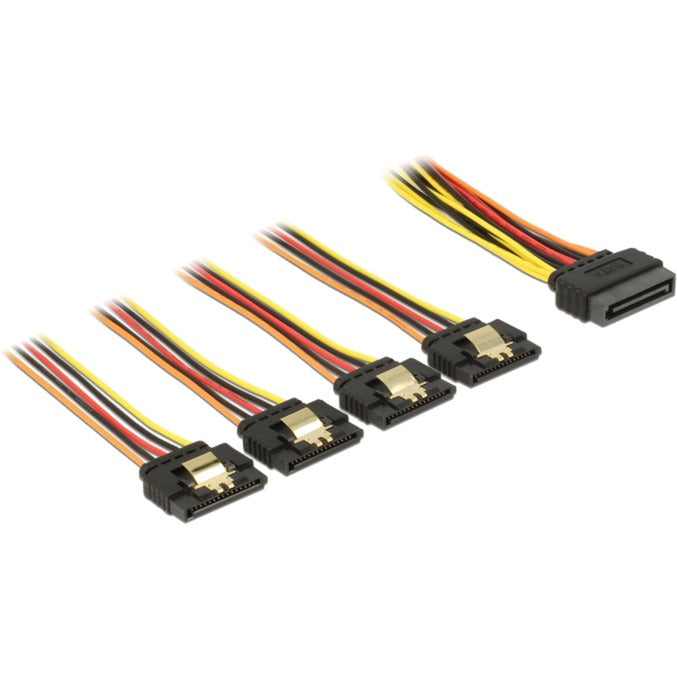 Potenza Delock SATA a 15 pin> Potenza a 15 pin SATA 4x