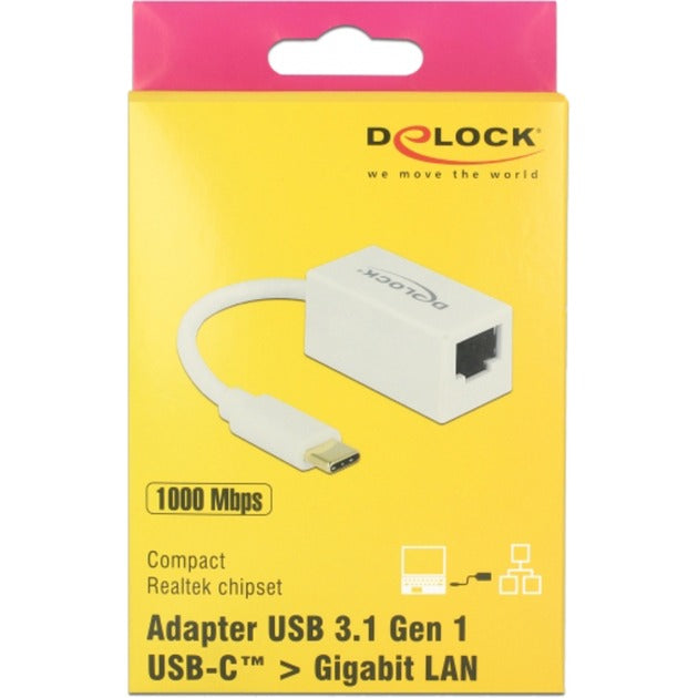 Delock Superspeed USB-C (USB 3.1 Gen 1) Maschio> Gigabit LA