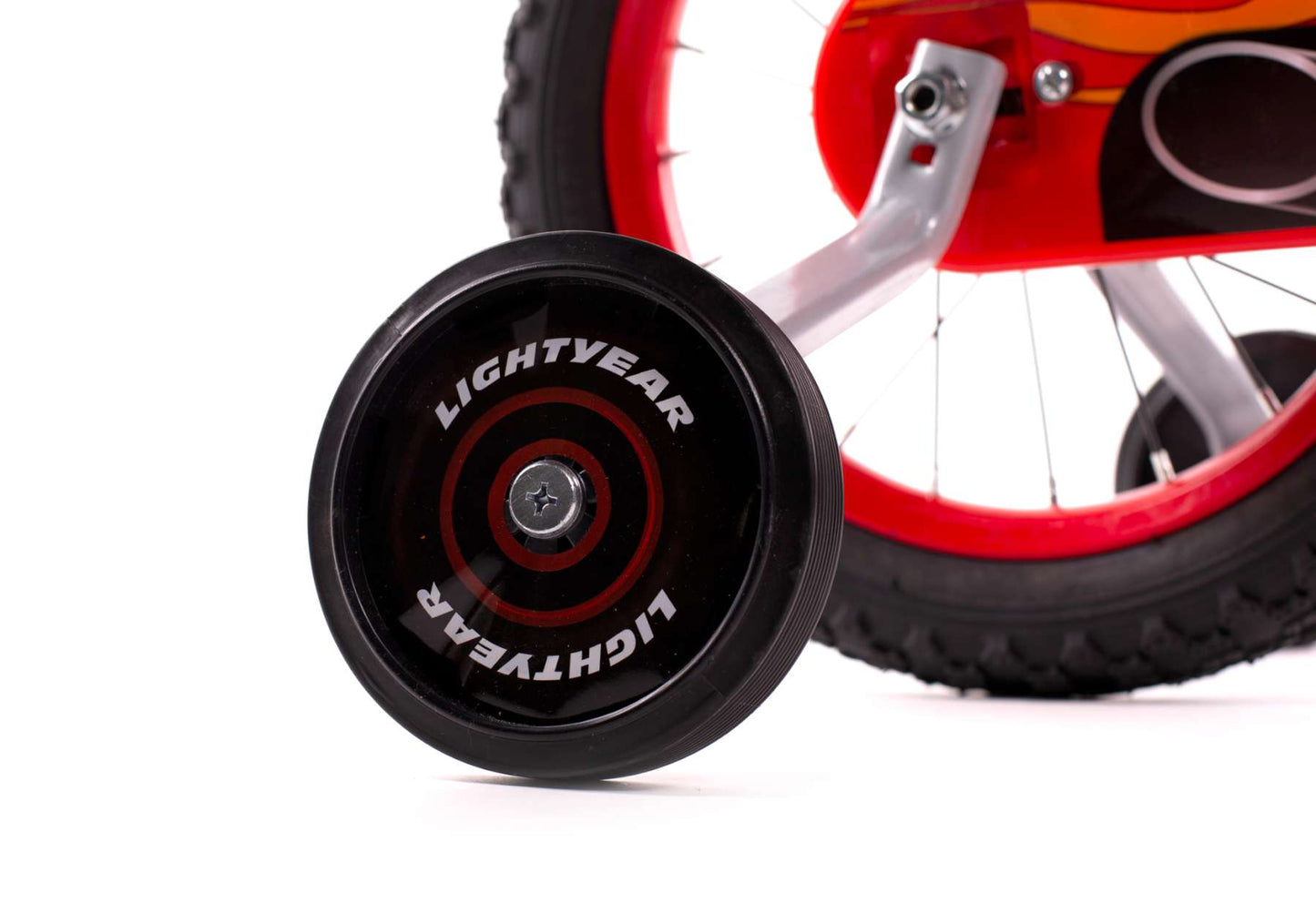 Disney autos disney cars bicicleta para niños - niños - 14 pulgadas - roja - dos frenos de mano