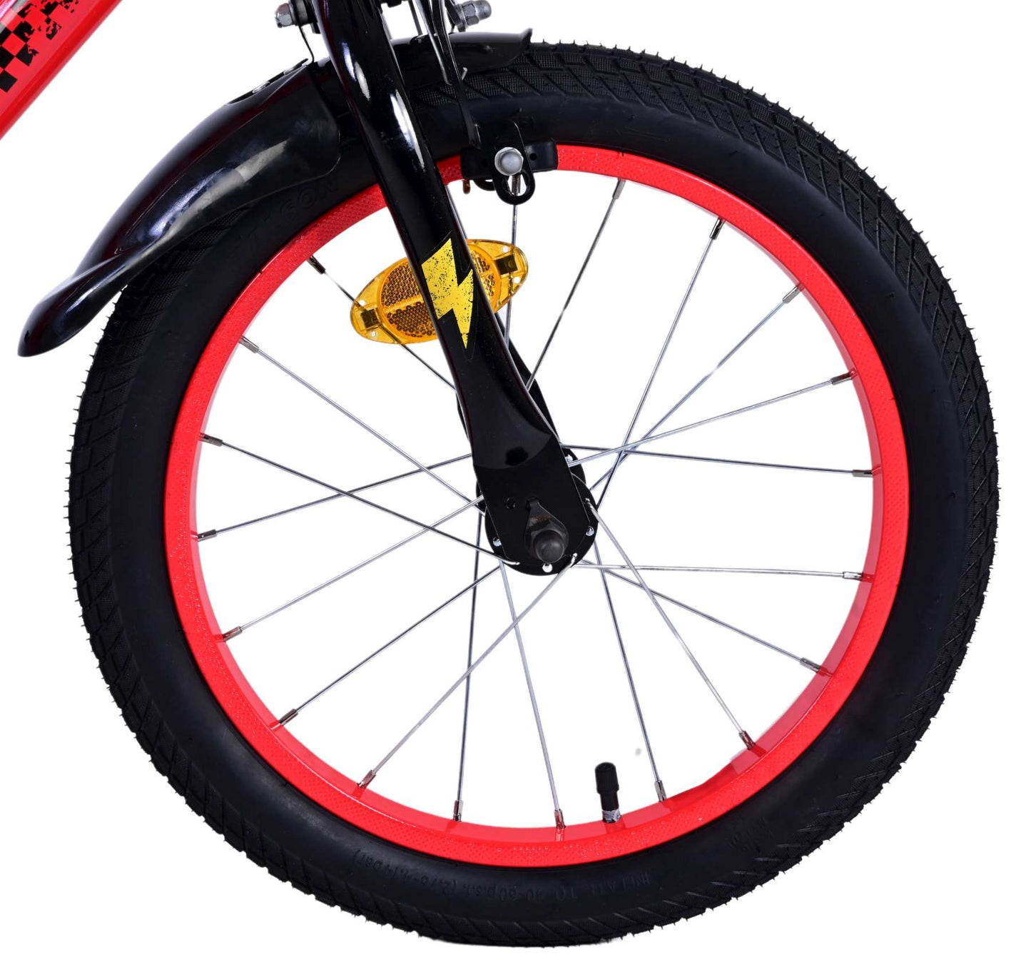 Disney Disney Bike Children Bike Boys de 16 pulgadas Rojo 2 manos de manos