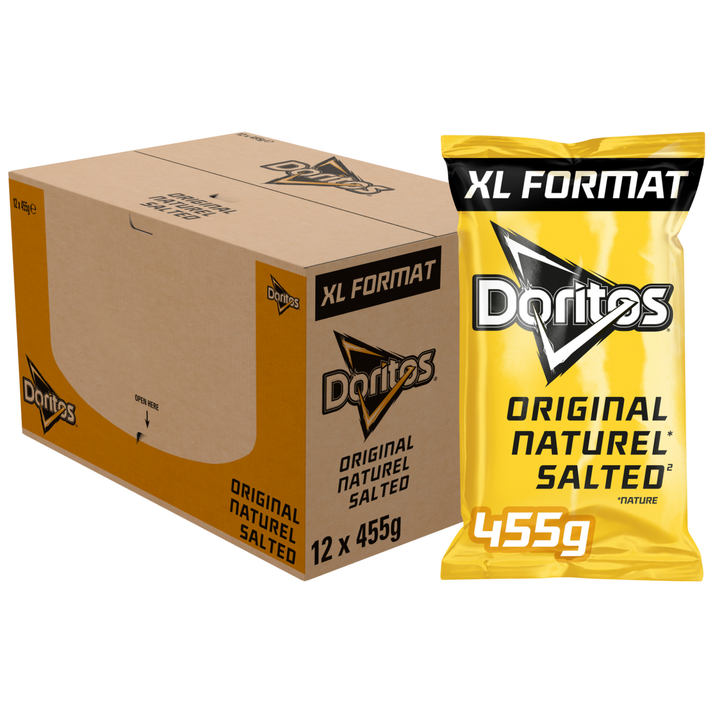 Tortilla chips naturali Doritos (12x 455gr)