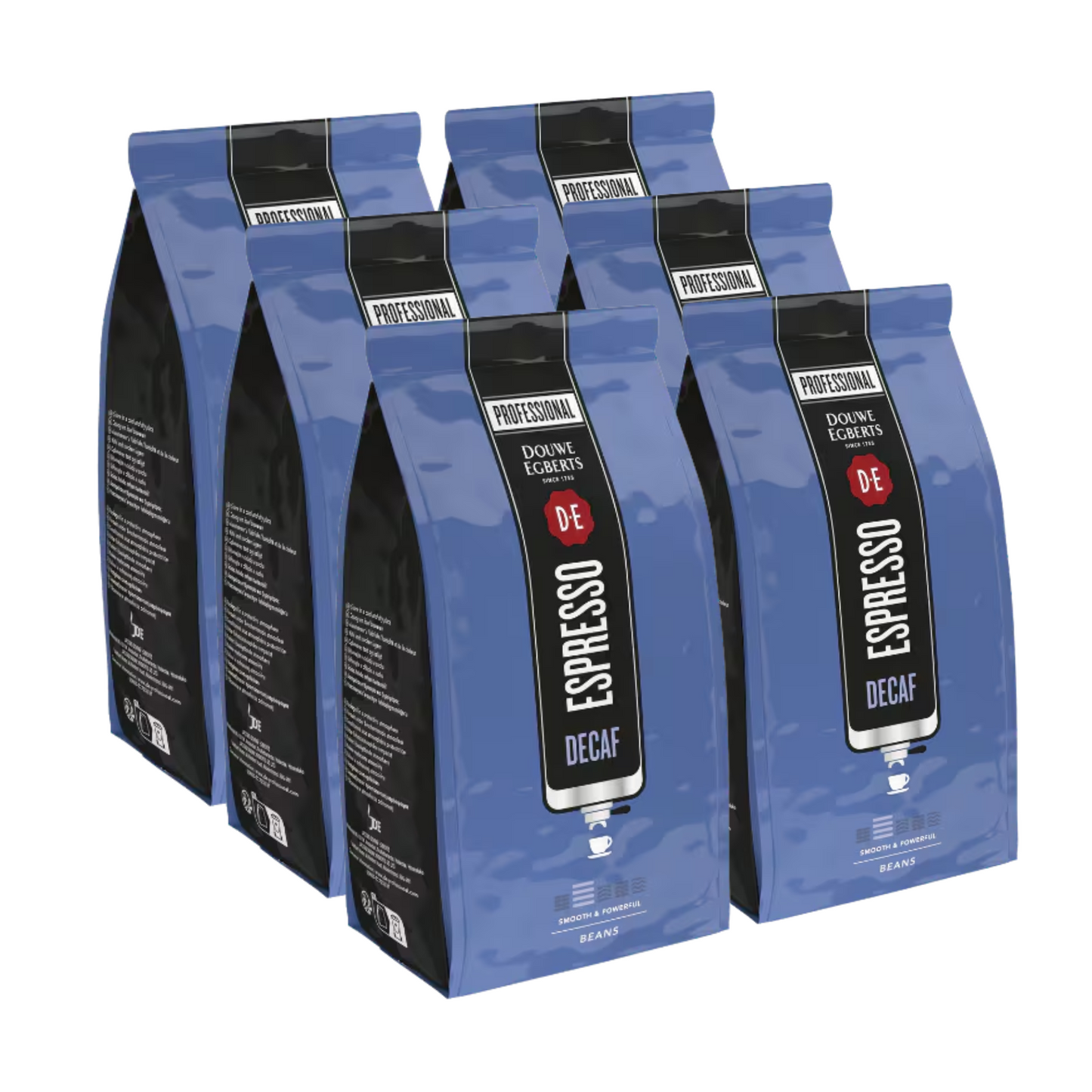 Douwe Egberts caffè espresso in grani decaffeinato (6x 500gr)