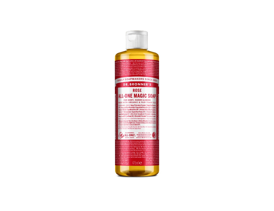 Dottore Bronner's Liquid Soap Pure Castile Roos 475 ml